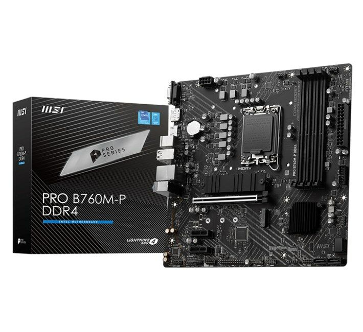 MSI Pro B760M-P D5 1700P Vga Hdmi Dp