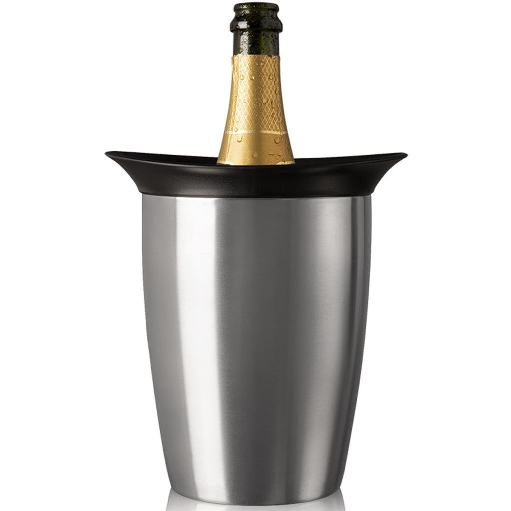 Vacu Vin 3647360 Elegant Aktif Şampanya Soğutucu - Paslanmaz Çelik