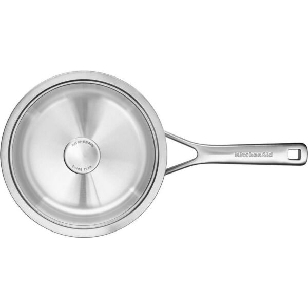 KitchenAid Artisan CC003256-001 3-Kat Paslanmaz Çelik Sos Tenceresi - 16 Cm.