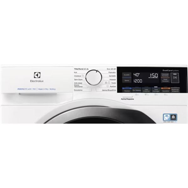 Electrolux EW7WP361ST 10/6 Kg. 1600 Devir Kurutmalı Çamaşır Makinesi