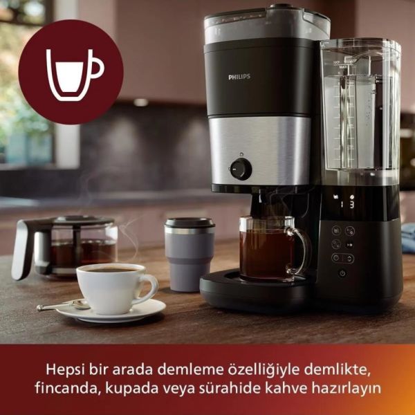 Philips HD7888/01 All-in-1 Brew Öğütücülü Filtre Kahve Makinesi