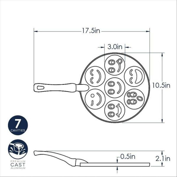 Nordicware 1920 Gülen Yüzler Pancake Tavası