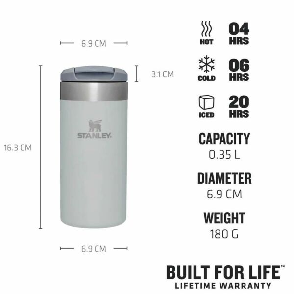 Stanley 10-10788-065 The AeroLight Transit 0,35 Litre Çelik Termos Bardak - Gri