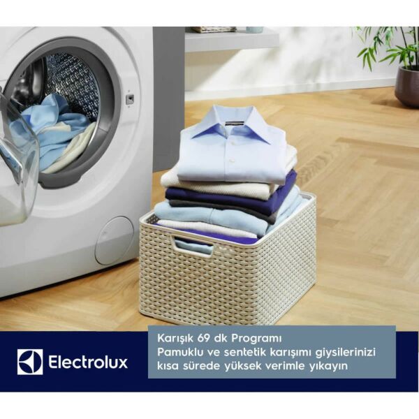 Electrolux EW7WO349ST 9/5 Kg. 1400 Devir Kurutmalı Çamaşır Makinesi