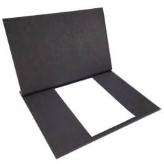 Prozenis Masaüstü Siyah Deri Kapaklı Tekli Masa Sümeni 49x36cm