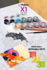 Polisan X1 Art Boyama Seti 25X35 cm Abstract 5
