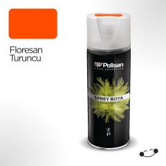 Polisan Floresan Turuncu Sprey Boya 400 ml