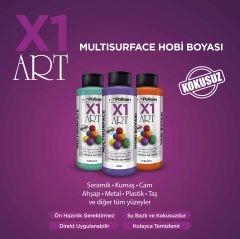 Polisan X1 Art Multisurface Hobi Boyası Pastel Pembe 120 ml