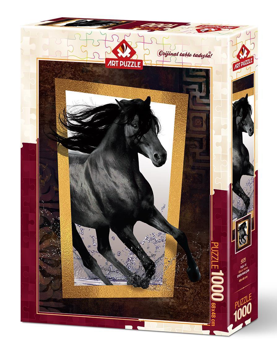 Art Puzzle Yağız At 1000 Parça Puzzle
