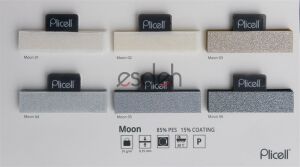 Beyaz Plicell Cam Balkon Perdesi - Moon Seri