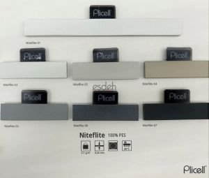 Beyaz Karartma (Blackout) Plicell Cam Balkon Perdesi - Niteflite Seri