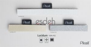 Çiftli Sistem Karartma Plicell Cam Balkon Perdesi - Lattice01/Lucidum02