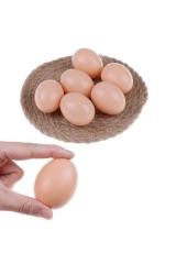 Sahte Tavuk Yumurtası (Yapay Plastik Yumurta) (10 adet)