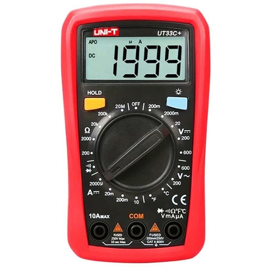UNI-T UT33C+ DİJİTAL MULTİMETRE ÖLÇÜ ALETİ