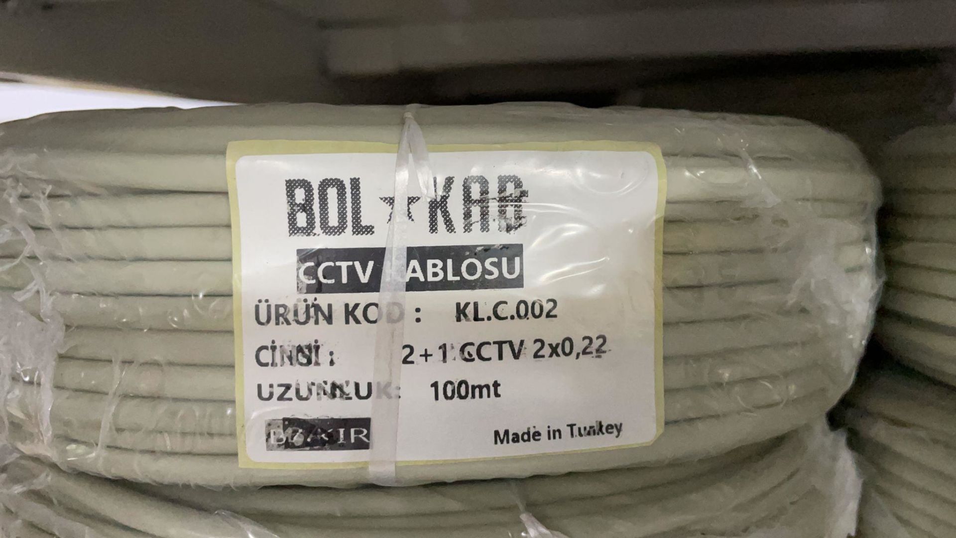 BOLKAB 2+1  2X022 CCTV KAMERA KABLOSU  BAKIR 1 MT FİYATIDIR