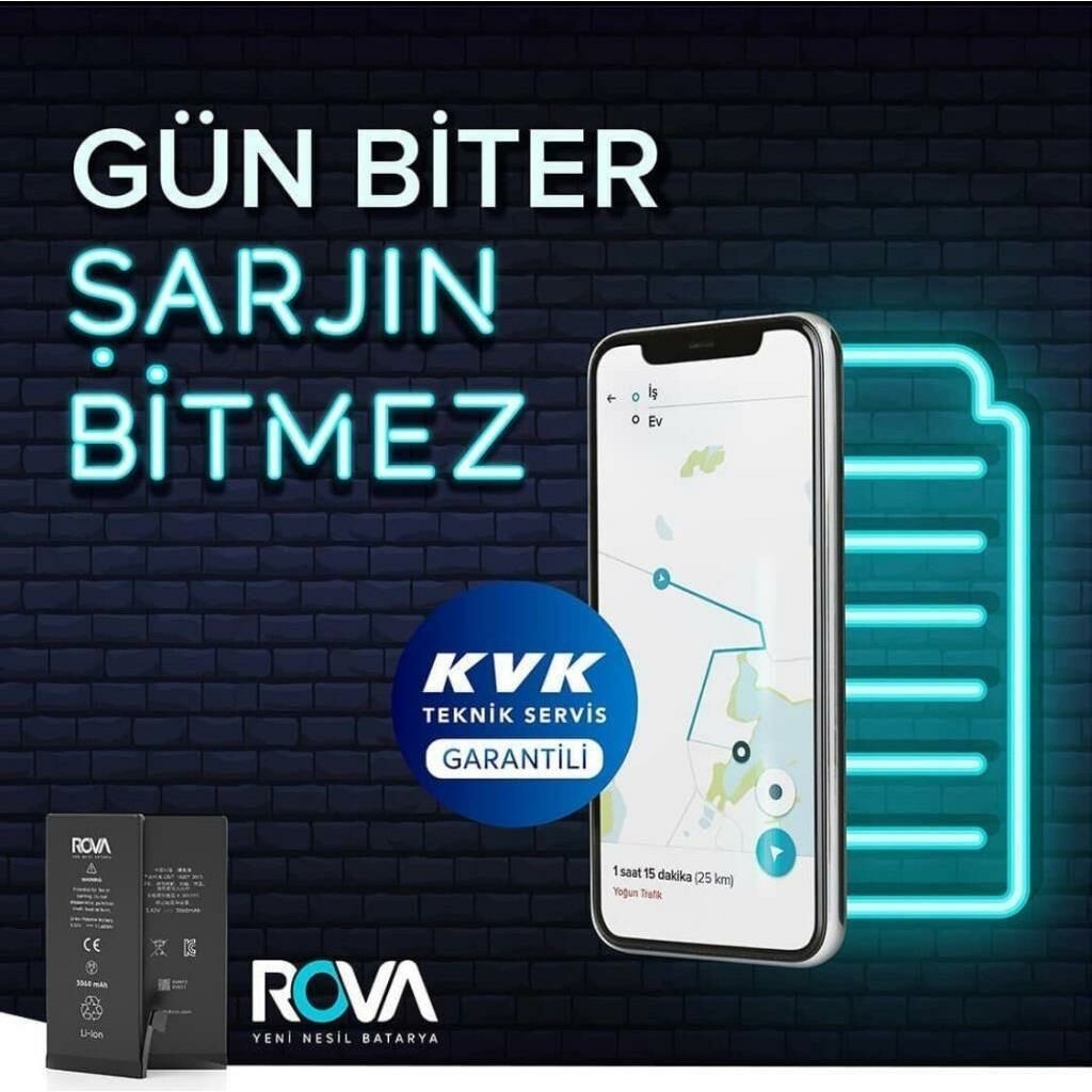 CEP TEL BATARYA SAMSUNG S6 ROVA GARANTİLİ