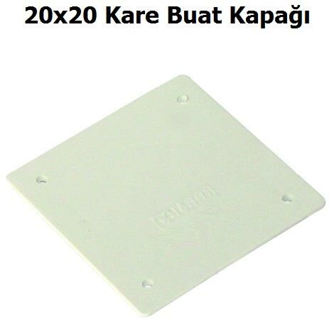 BUAT KAPAĞI PLASTİK 20X20 KARE ÇETSAN