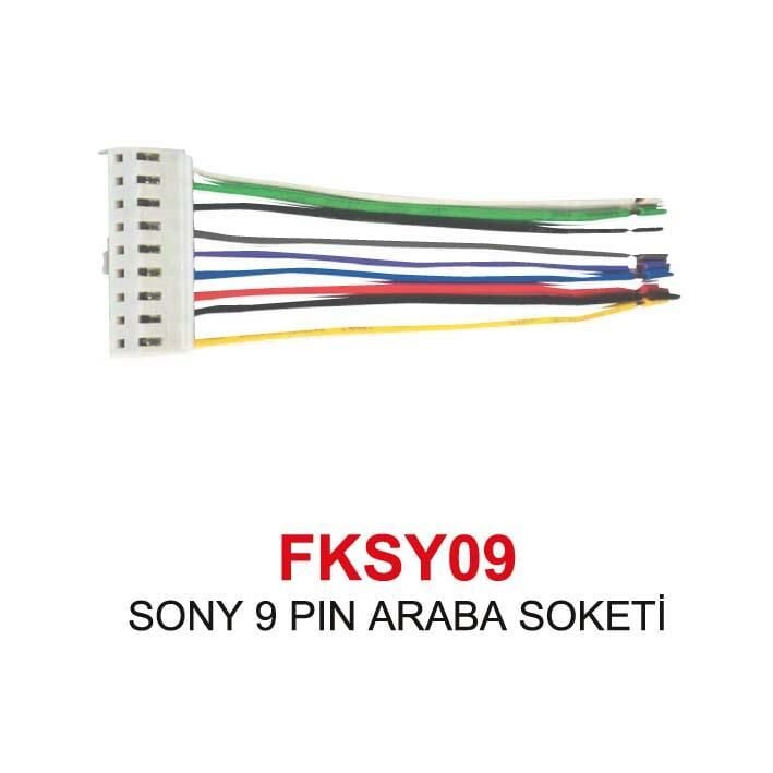 ISO SOKET FKSY09 SONY 9 PİN