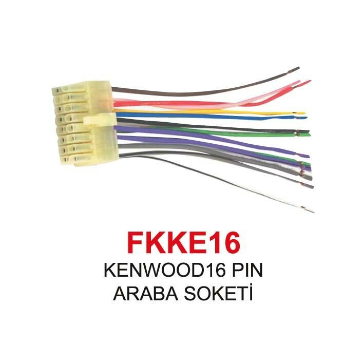 ISO SOKET FKKE16 KENWOOD 16 PİN