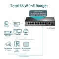 TP-LINK TL-SF1009P 8 PORT POE 10/100+1X10/100 UPLINK