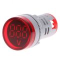 VOLTMETRE LED GÖSTERGELİ 12-500 VOLT-AC-22MM MUTLUSAN