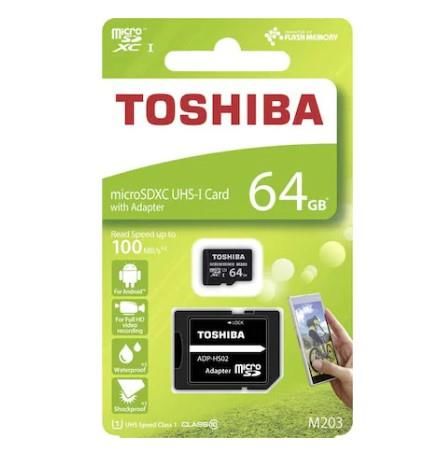 TOSHIBA 64 GB SD HAFIZA  KARTI