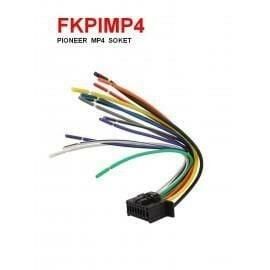 ISO SOKET PİONEER FKPIMP4 TEK TARAFI SOKETLİ TEK TARAFI AÇIK KABLOLU