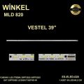 LCD LED-820 1 Lİ ÇUBUK-39PF5025-40PF5025-39PF5065-LE39SAT-182FHD-LE99F5241S-ELED028-WİNKEL