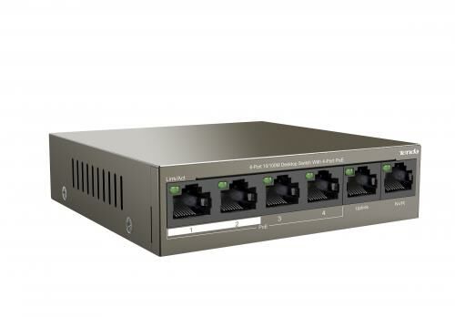 Tenda TEF1106P 6port 10/100 4port PoE+ 2 Port Uplink