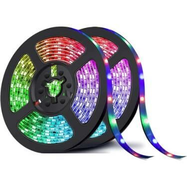 ŞERİT LED 12 V DIŞ MEKAN RGB 5MT BOLLED+CATA