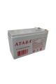 12 VOLT 9 AMPER AKÜ ATABA JEL 151x65x94-2408 GRAM