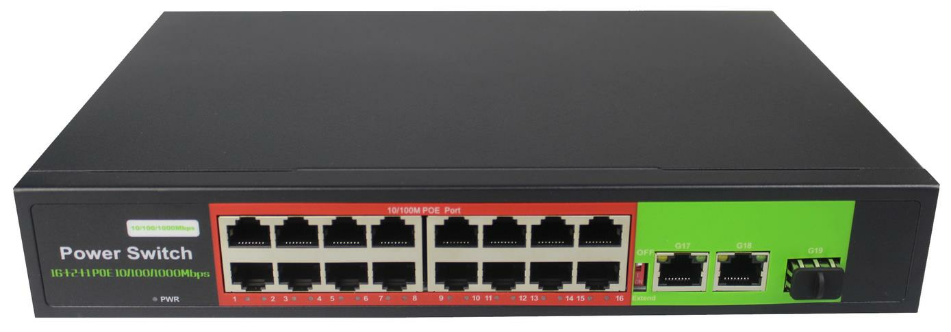 URANIUM POE-2421SFP-300W 24X10/100+2X GIGABIT UPLINK +1XSFP 24 PORT POE SWİTCH