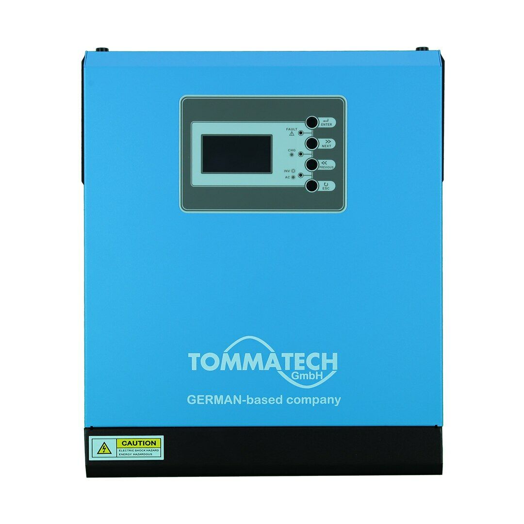 İNVERTÖR 3 KW 24 VOLT 3000 WATT AKILLI TAM SİNÜS TOMMATECH-OFG-TT-03-NEW3K-24MF