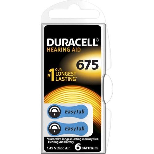 DURACELL 675 KULAKLIK PİLİ 6 LI KART