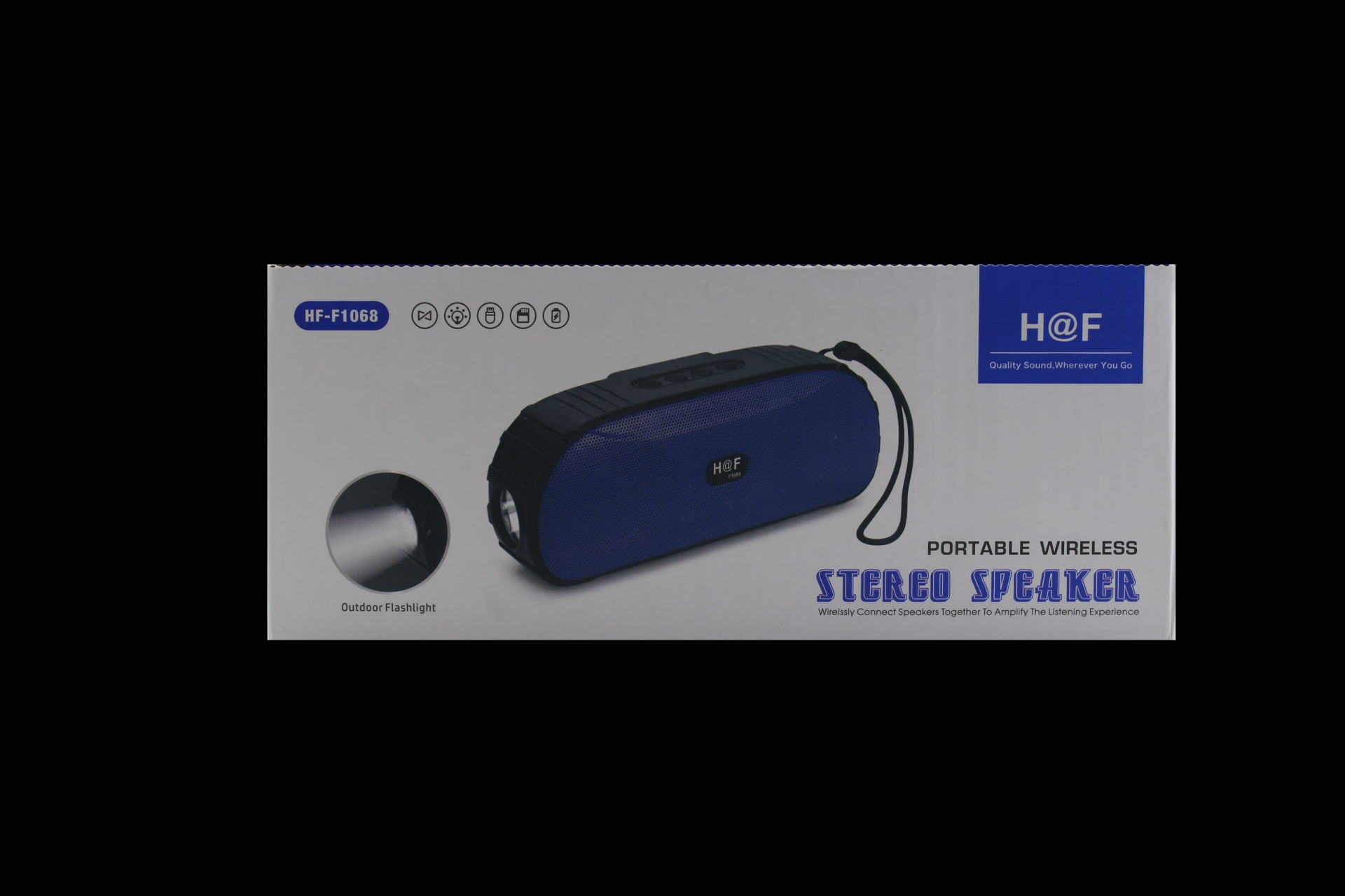 MÜZİK KUTUSU HF-F1068 BLUETOOTH - USB - HAFIZA KARTI - RADYO