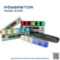 MÜZİK KUTUSU POWERSTAR JC400 RGB IŞIKLI - BLUETOOTH - USB - HAFIZA KARTI - RADYO