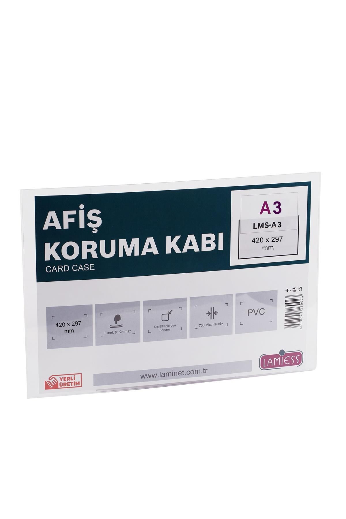 Lamiess A-3 420X297 Mm Afiş Koruma Kabı 20'Li