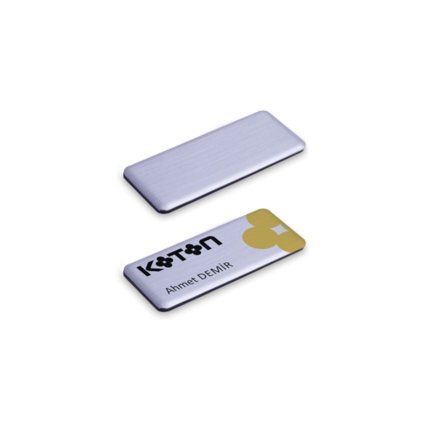Lamiess Lms 7018 Mıknatıslı Yaka İsimliği 25'Li