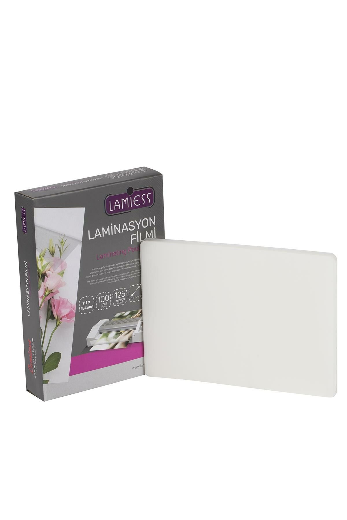 Lamiess A-6 125 Mıc.Polyester Laminasyon Filmi 100'Lü
