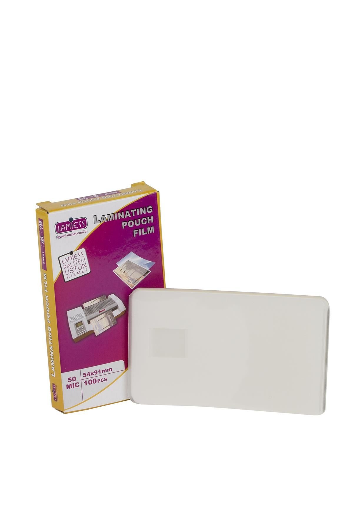 Lamiess 54 X 91 Mm 50 Mıc.Polyester Laminasyon Filmi 300'Lü