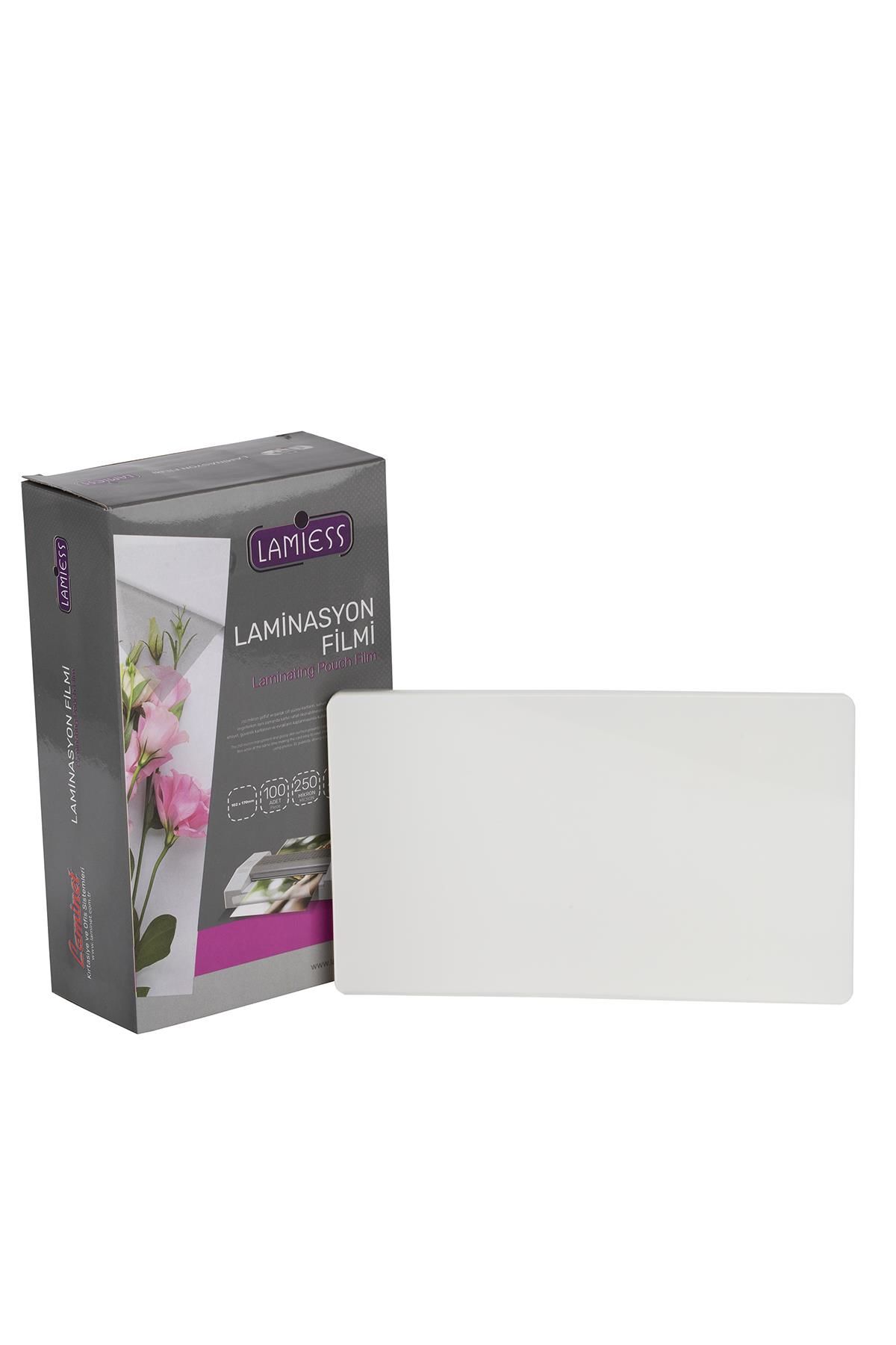 Lamiess 102 X 170 Mm 250 Mıc.Polyester Laminasyon Filmi 100'Lü