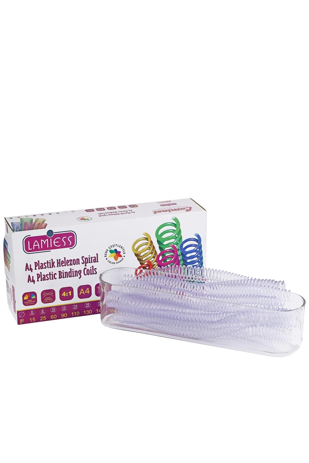 Lamiess 31 Mm 4:1 Helezon Spiral Şeffaf 50 'Li