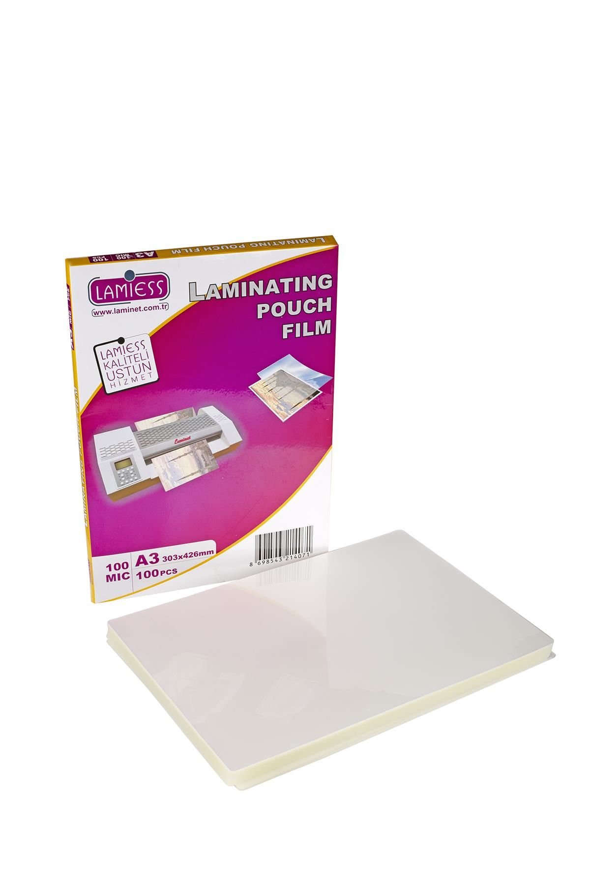 Lamiess A-3 100 Mıc.Polyester Laminasyon Filmi 100'Lü