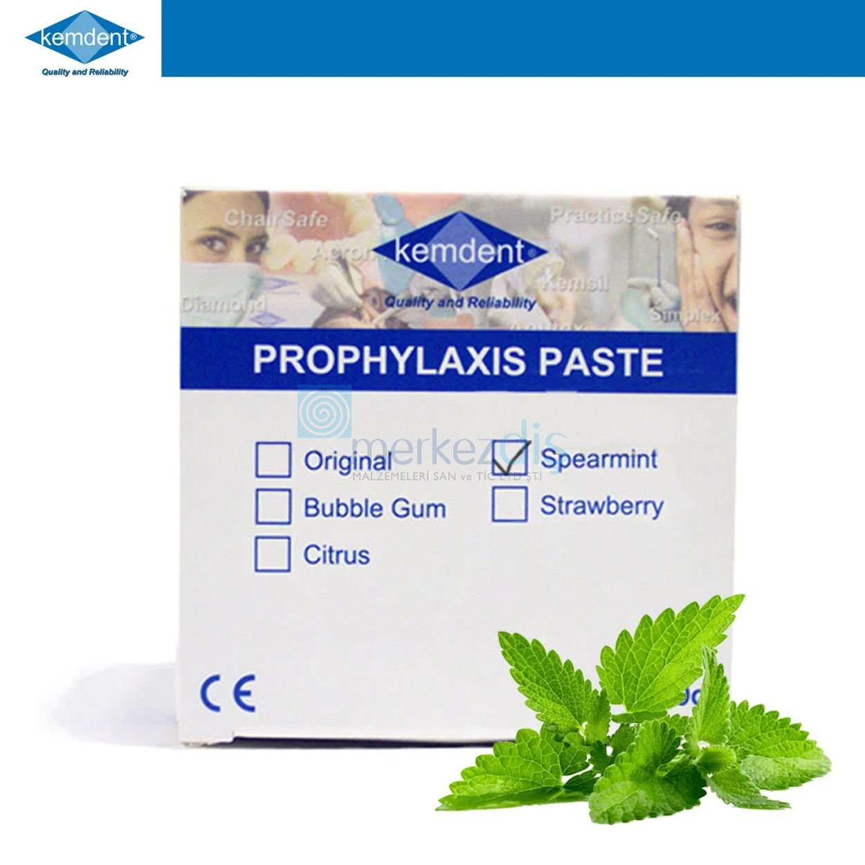 Prophylaxis paste - Polisaj Pastası Naneli