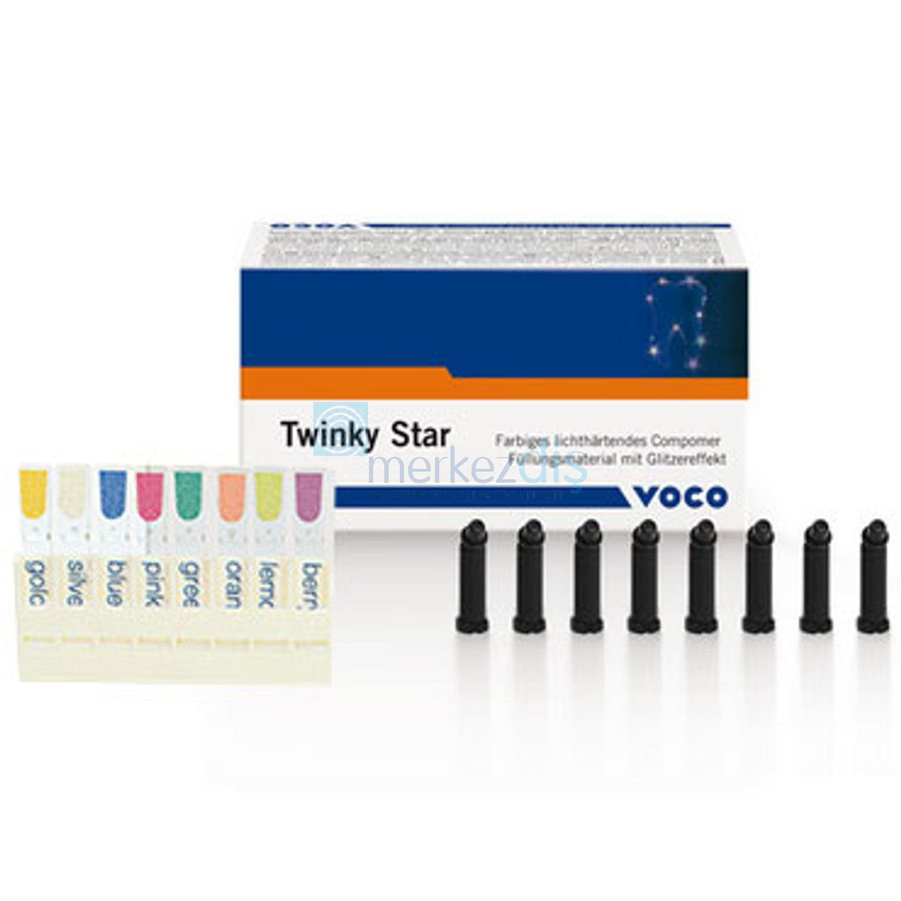 Twinky Star Renkli Kompomer Refill 25x0.25 gr