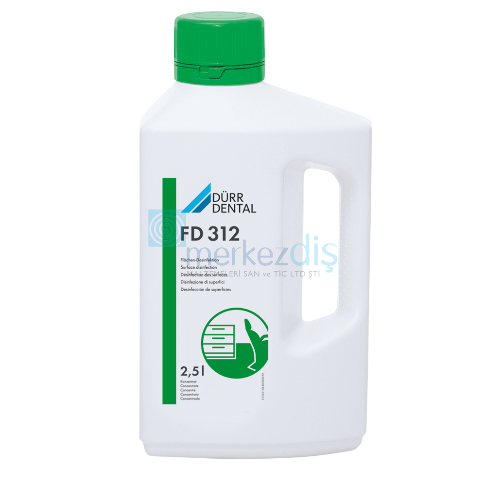 Yüzey İçin Dezenfektan FD-312 2.5 Lt. (%1 Konsantre ile 250 Lt. Hazır Çözelti)