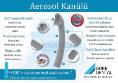 Prophylaxis Cannula Aerosol ve Profilaksi Kanülü 4'lü