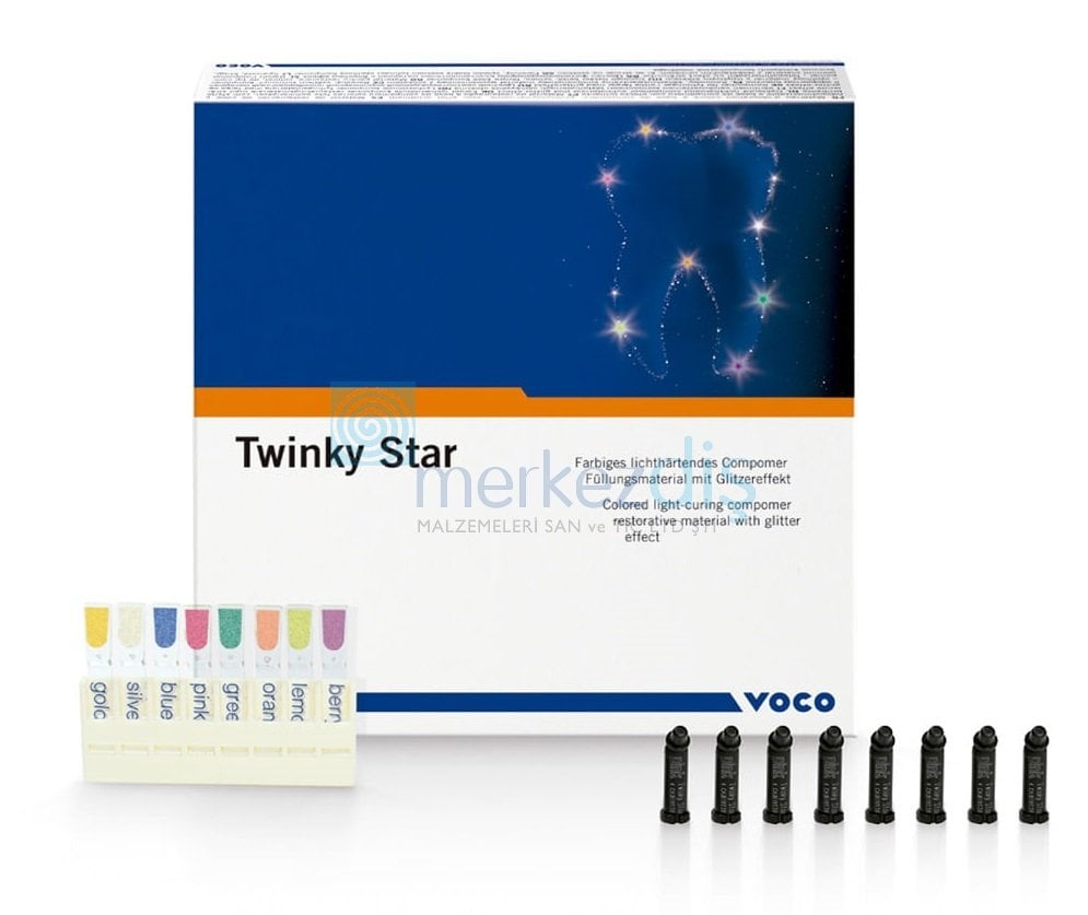 Twinky Star Renkli Kompomer Set 40x0.25 gr