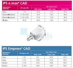 Empress Cerec/inLab Multi C14 Cad-Cam Blok 5'li