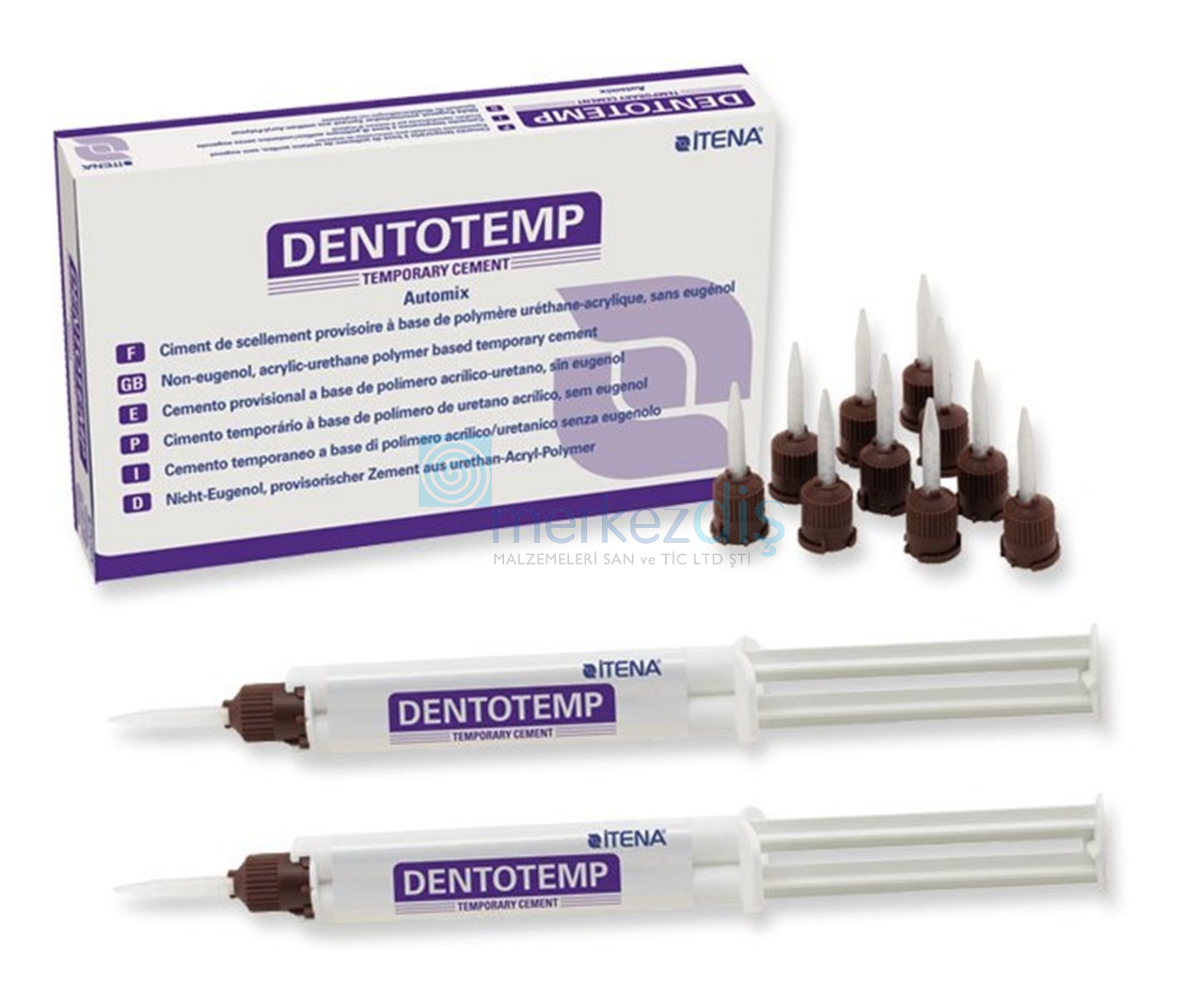 Dentotemp Automix İmplant Simanı 2x5 ml